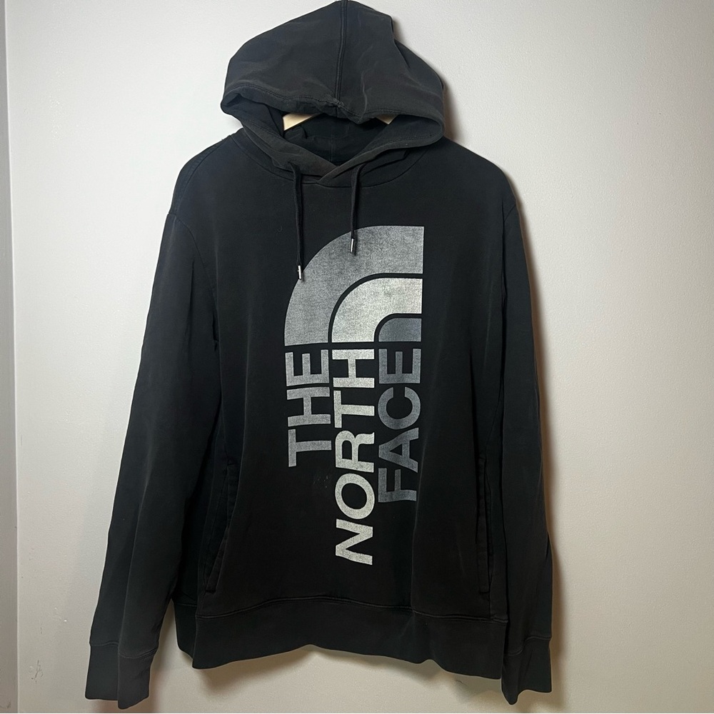 The North Face Trivert Pullover Hoodie Men’s L Black Sweatshirt Half Dome Logo